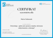 Ortoreksja Sobieszek